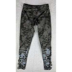 Anthropologie‎ Pure Good Camo Floral Cutout Workout Leggings Size X small